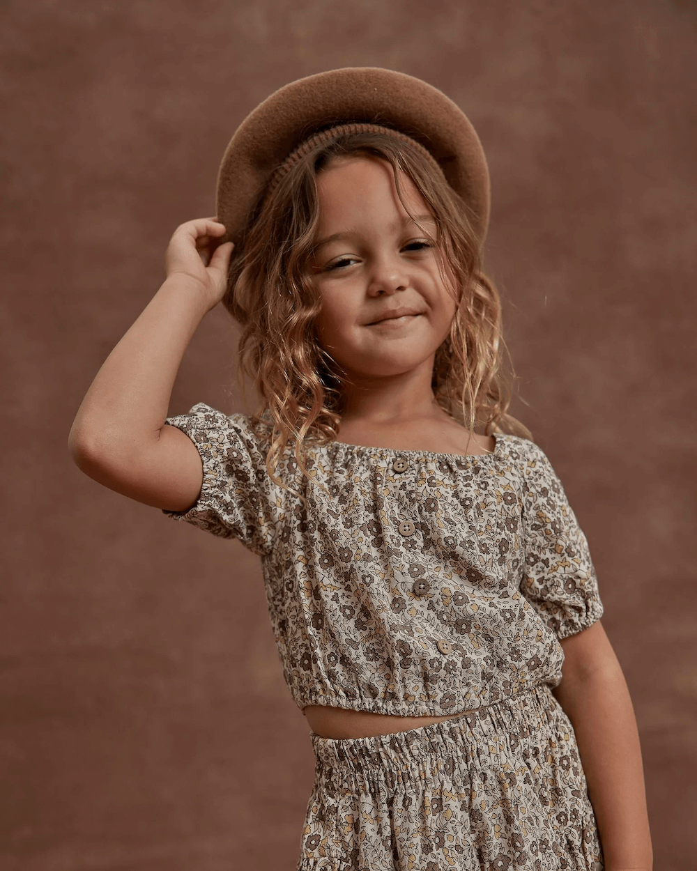 Rylee and Cru Skipper Top Autumn Floral | lincolnstreetwatsonville