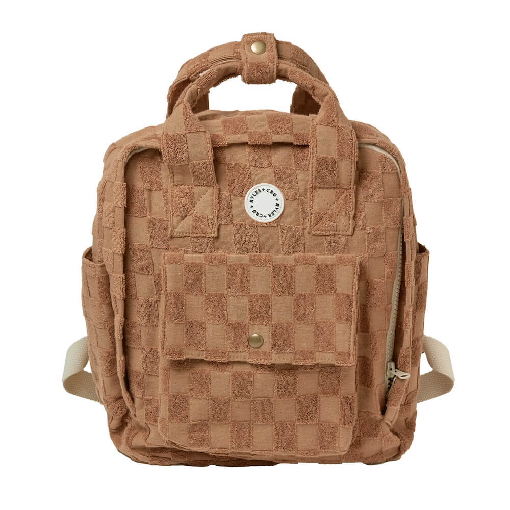 Mini Backpack Camel Check