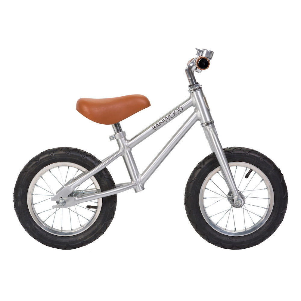 First Go Balance Bike Chrome