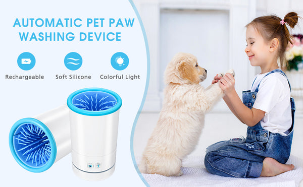 automatic paw cleaner