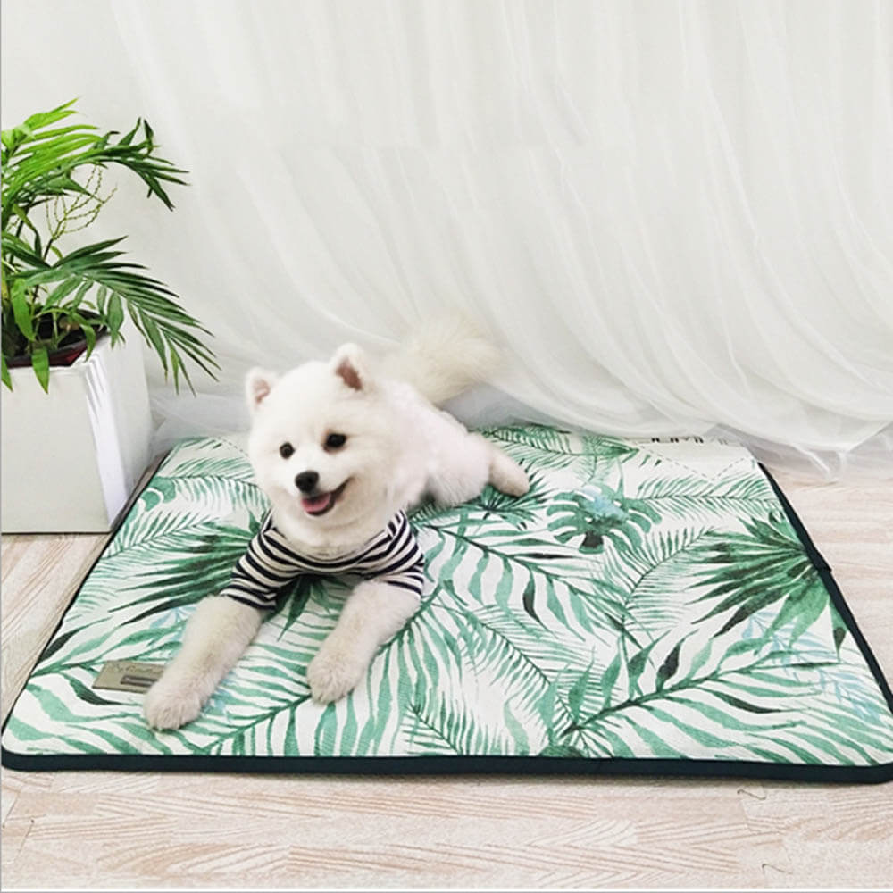 3D Print Summer Ice Silk Pet Dog Cooling Mat For Cat Dogs