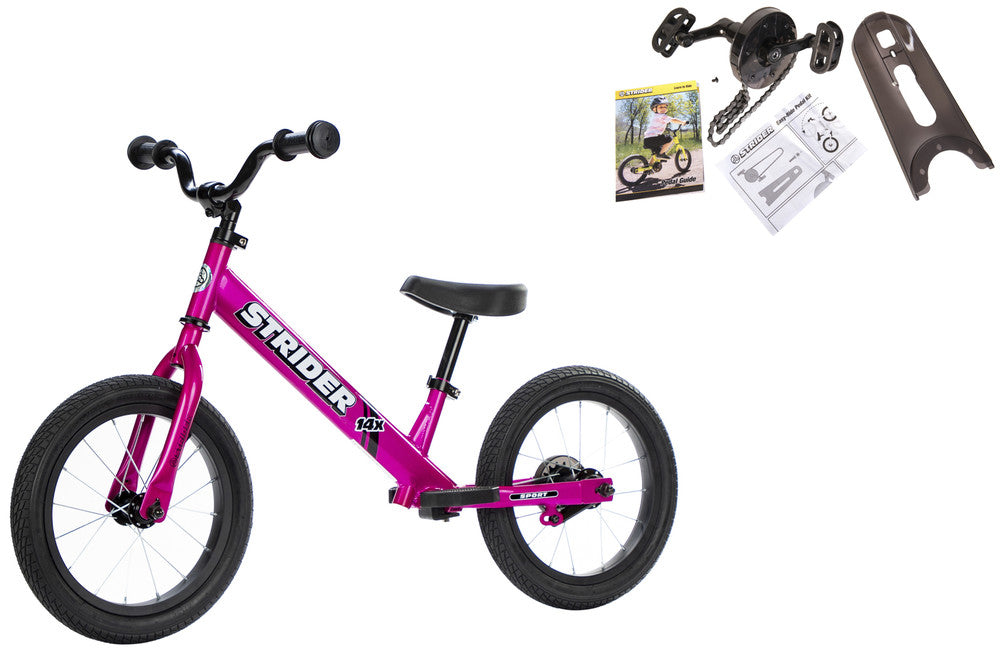 strider bike 14x pink