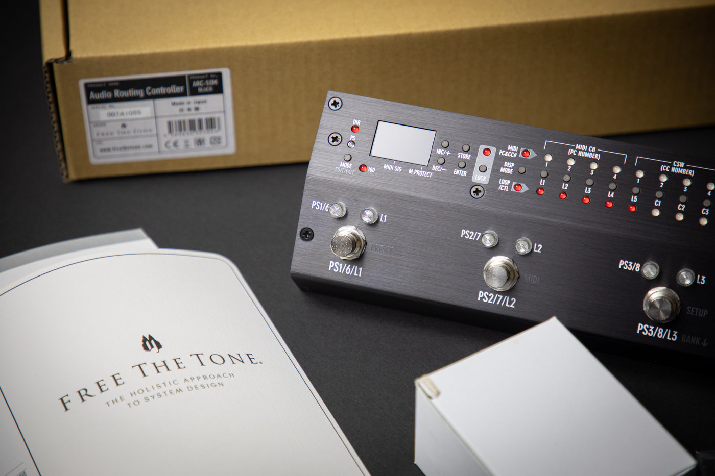 ひし型 Free The Tone/ARC-53M Black Audio Routing Controller