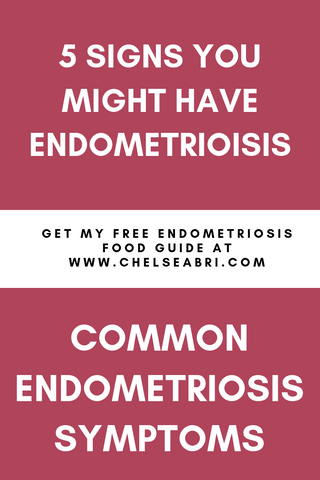 Repin and click through to read my blog post on endometriosis symptoms: do I have endometriosis? Common symptoms. In this blog I share with you five signs and facts to see if you might have endometriosis.  We touch on chronic severe pain, and pain when on your menstrual cycle.