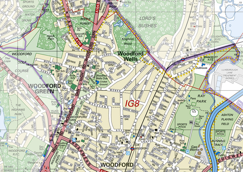 Redbridge London Borough Map I Love Maps