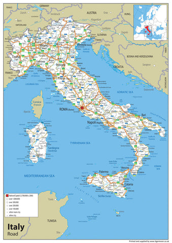 destinator map italy download