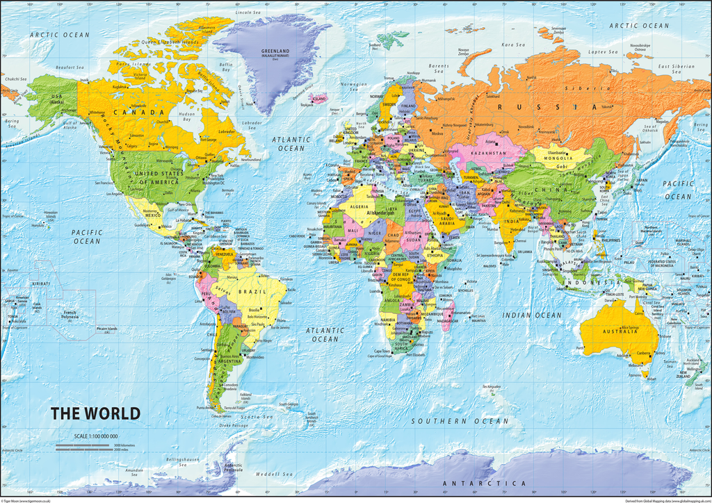 Political World Map - World Maps