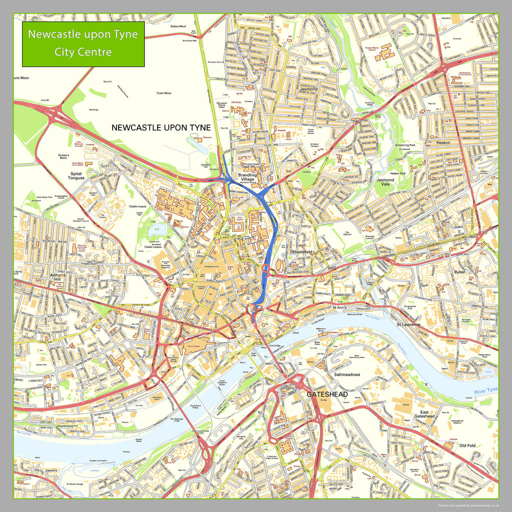 Newcastle City Centre Street Map I Love Maps   1 D11201c4 7a62 4bf5 8e37 5c70a41c7b50 1024x1024 