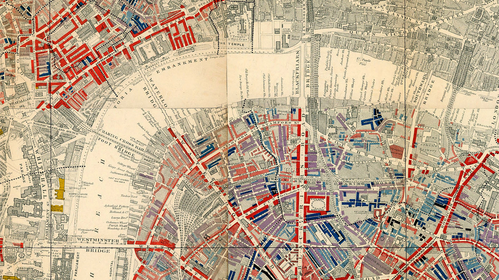 Charles Booth's Poverty Map of London  I Love Maps