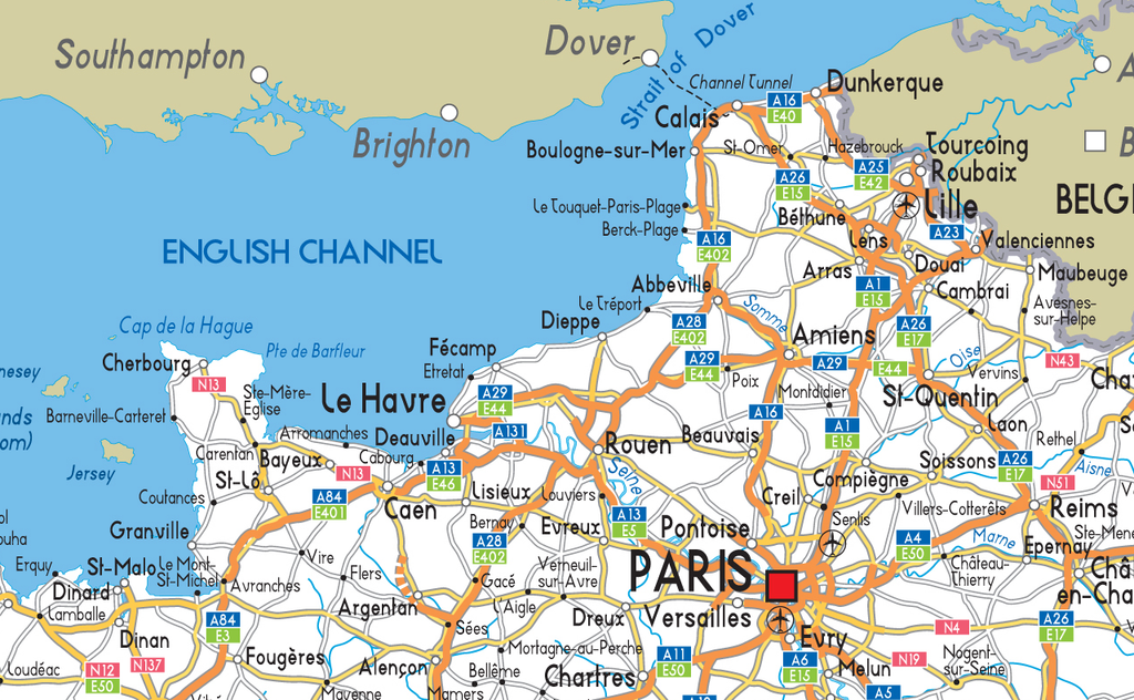 France Road Map | I Love Maps