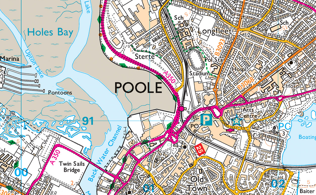Free Printable Poole Map - Free Printable Templates