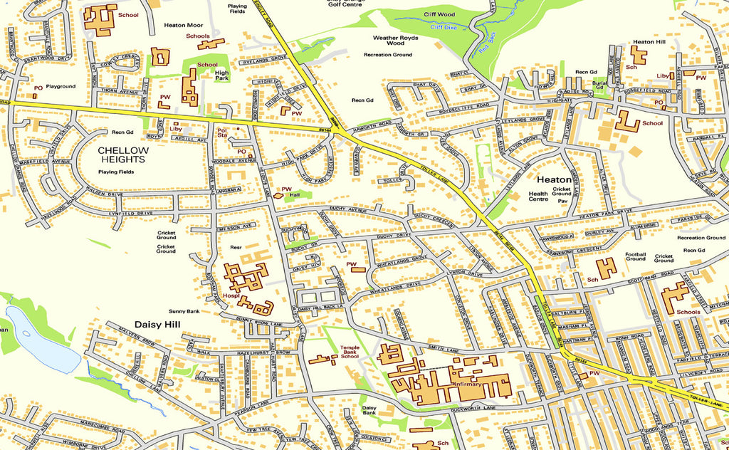 Old Bradford Maps