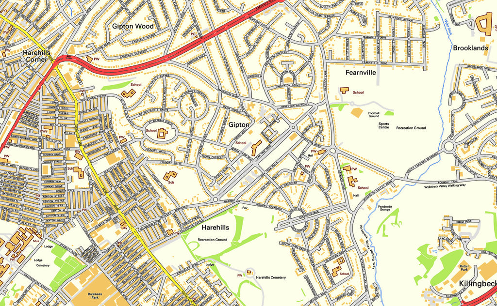 Leeds Shopping Centre Map