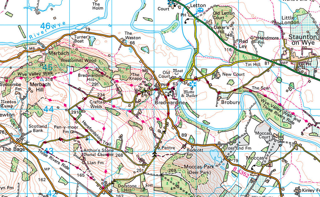 brecon beacons tourist map