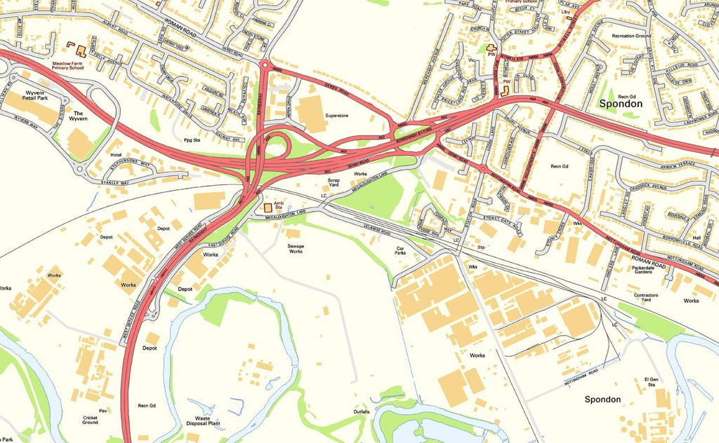 Derby Street Map I Love Maps   815SEYBpa3L. SL1280 1024x1024 