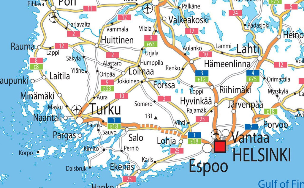 vantaa finland map