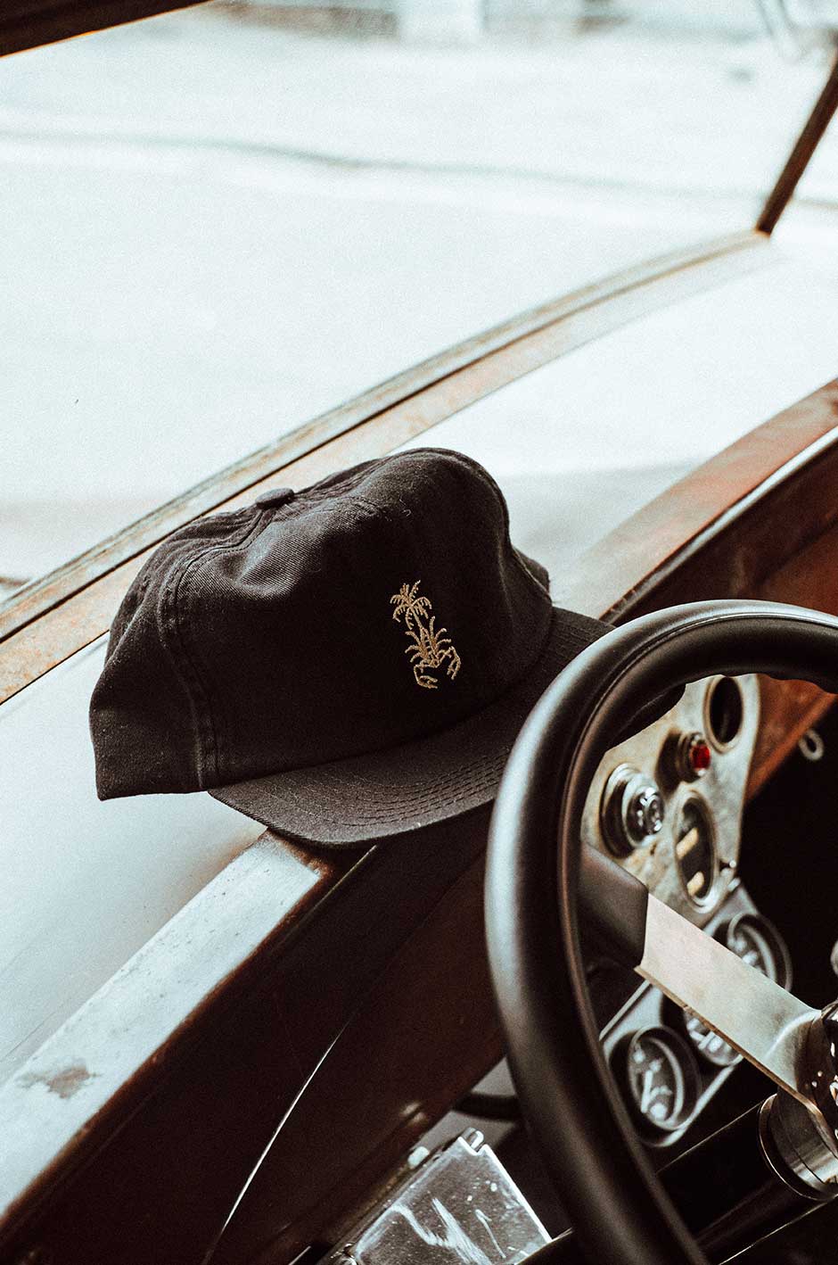 Bad Vacation Black 5 Panel Cap