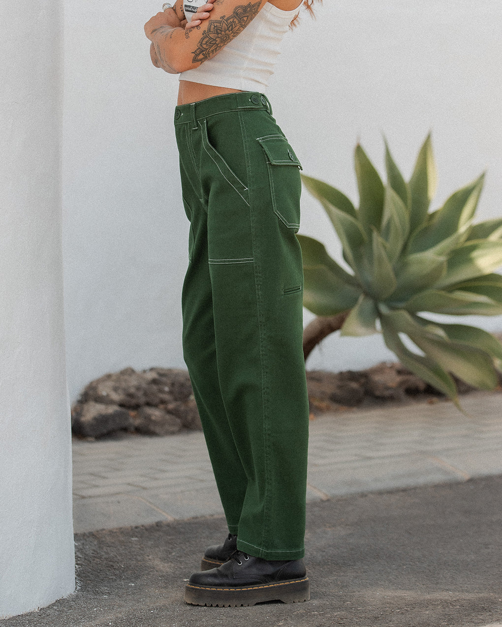 304 Service Fatigue Pants - Green