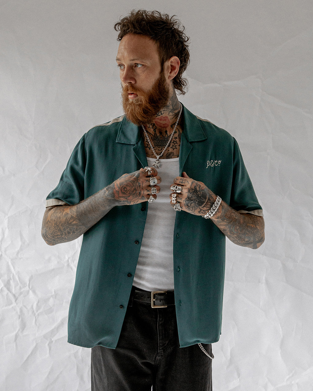 P&Co Moto Bowling Shirt