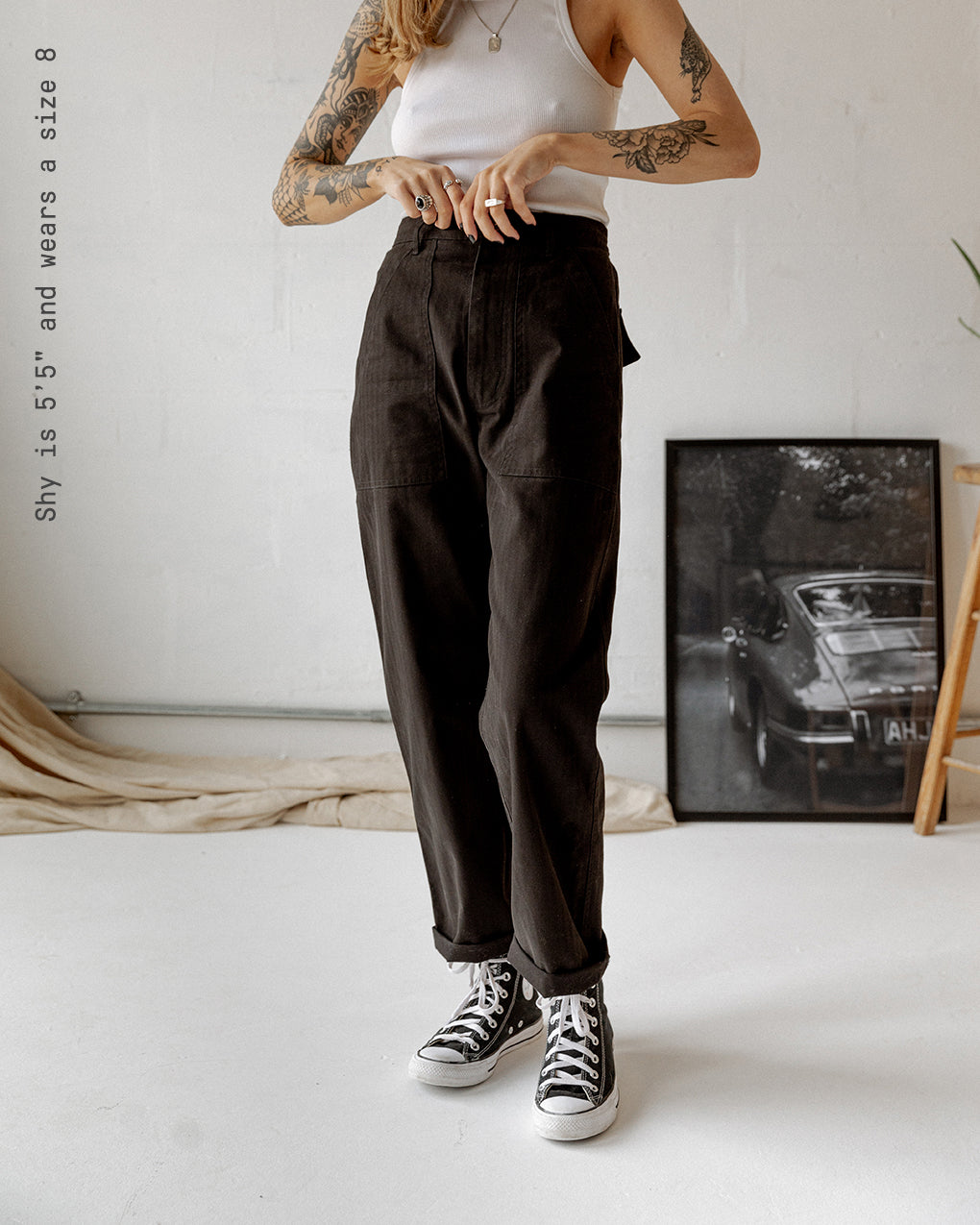 304 Service Fatigue Pants - Black