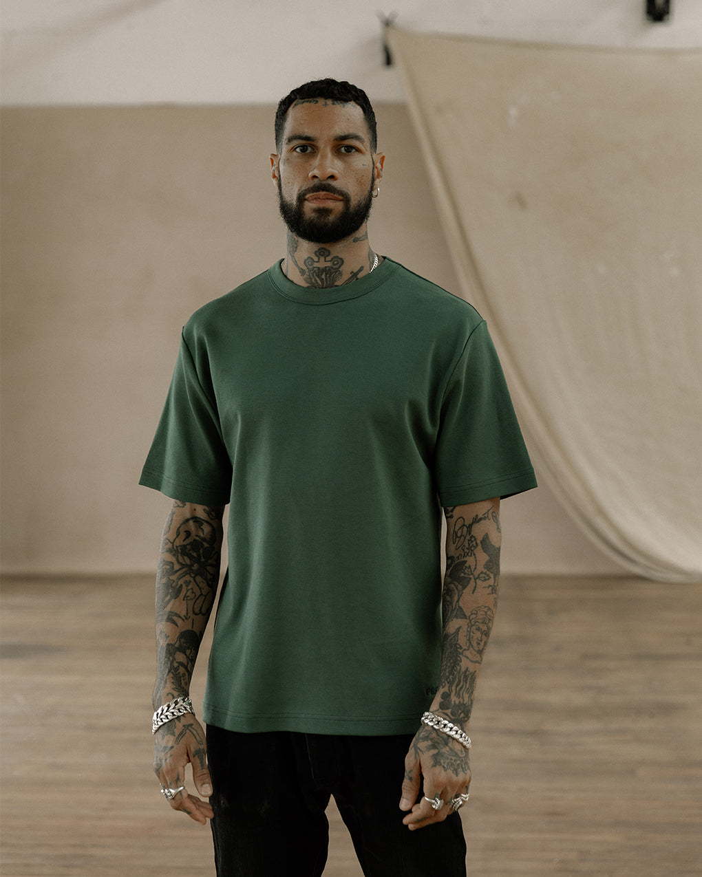 Crafted Heavyweight T-Shirt - Forest Green