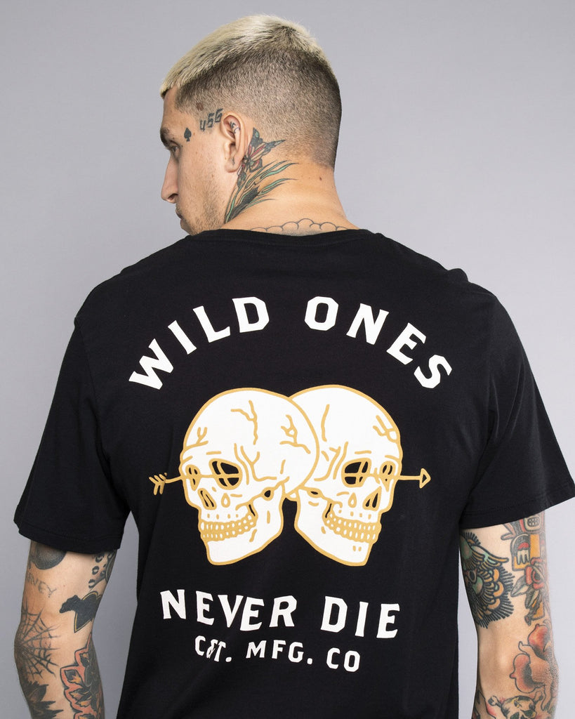 Wild Ones Skulls Black Tee | Mens T-Shirts – P&Co