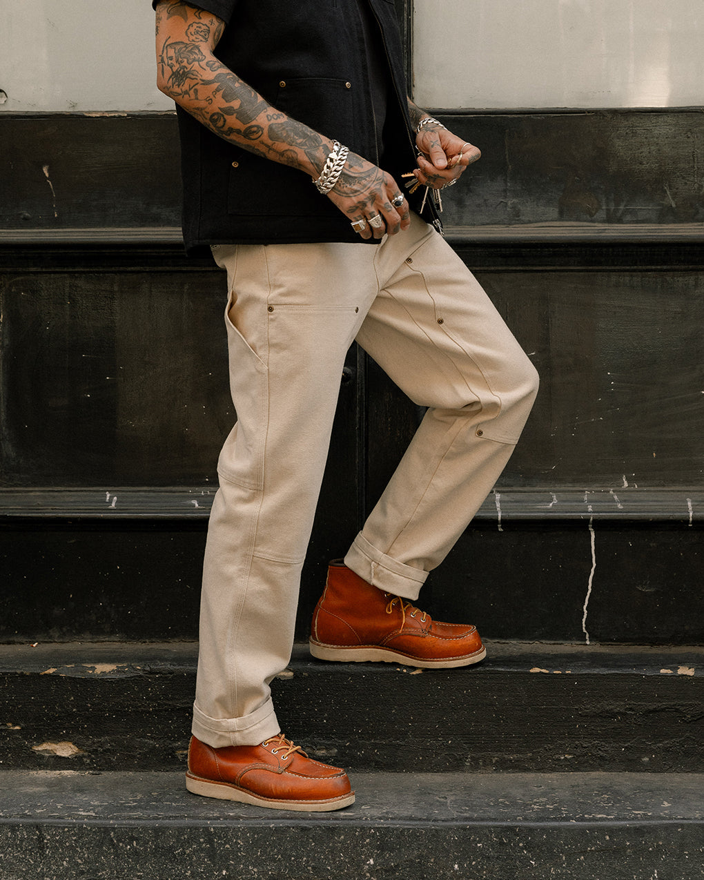 304 Albion Carpenter Pant - Bone