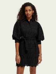 Puff Sleeve Midid Dress