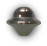 stainless steel "UFO" bead