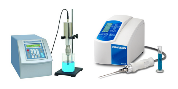 Ultrasonic homogenizer examples.