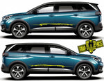 2x Decal Sticker Vinyl Side Racing Stripes for Peugeot 5008 - Brothers-Graphics