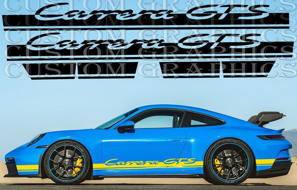 4x Pattern Design Vinyl Sticker Porsche 911 GT3 Carrera GTS GT3 RS –  Brothers Graphics