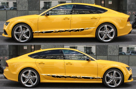 yellow audi s7