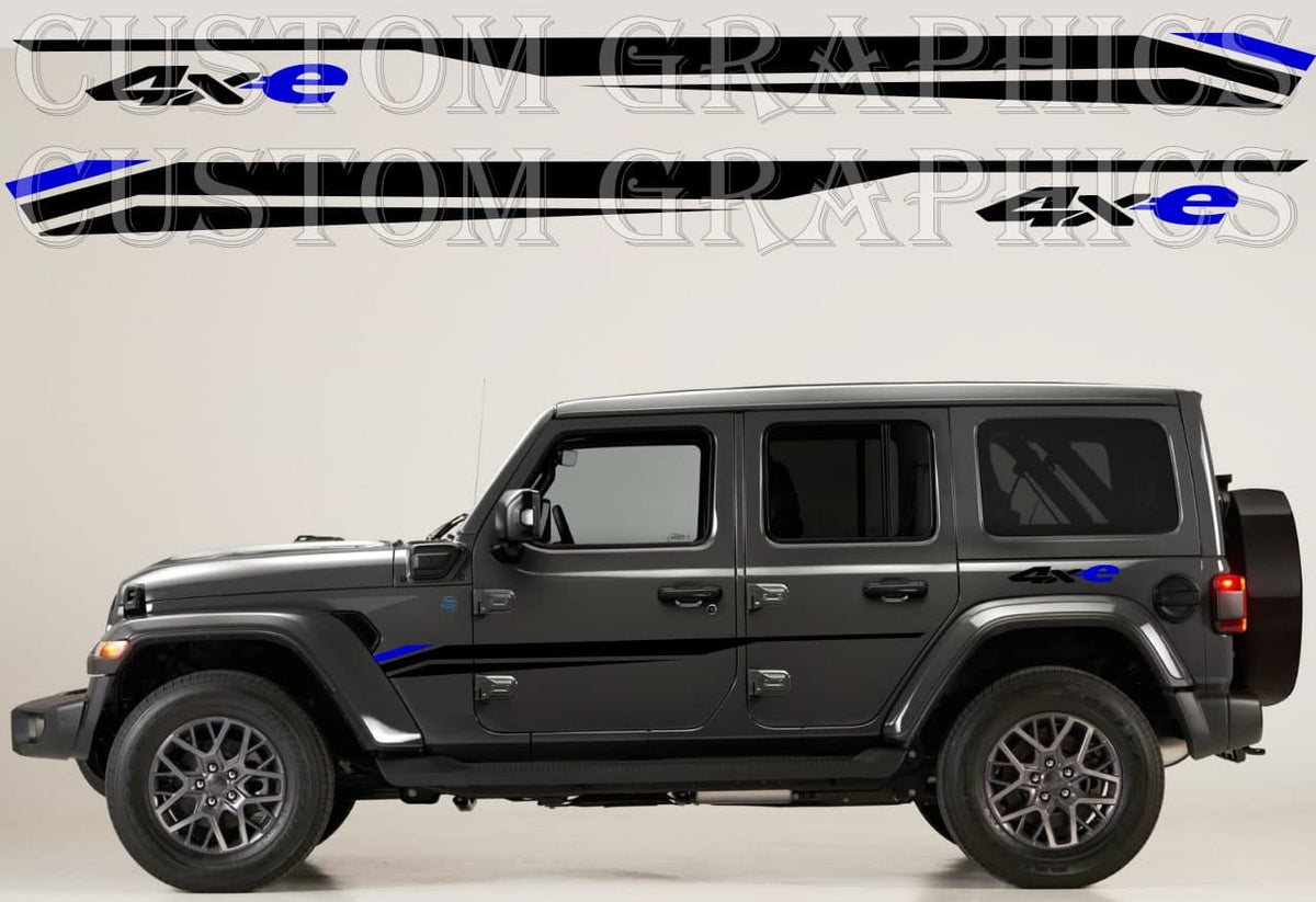 New 4xE 4x sticker Design Graphic Stickers Compatible with Jeep Wrangl –  Brothers Graphics