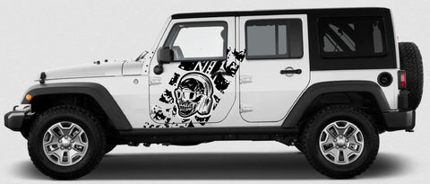 Stickers Compatible with Jeep Wrangler Collection | Brothers Graphics