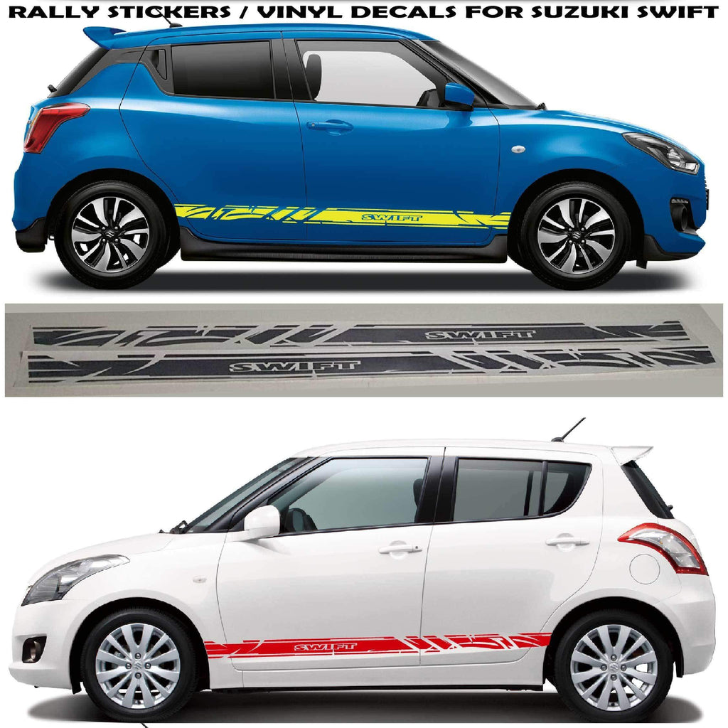 Gearceerd Dageraad Warmte Sport Racing Line Sticker Car Side Vinyl Stripe For Suzuki SWIFT – Brothers  Graphics