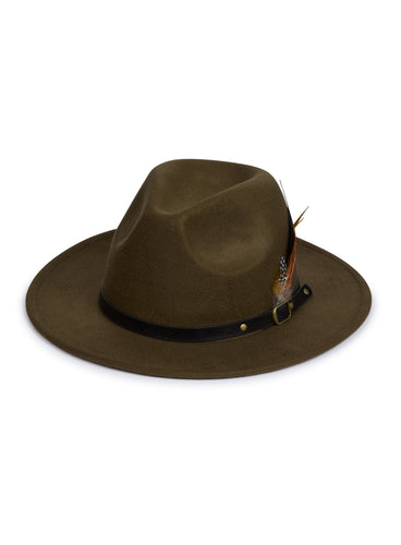Nicky Adams Countrywear Unisex Fedora Wide Brim Hat