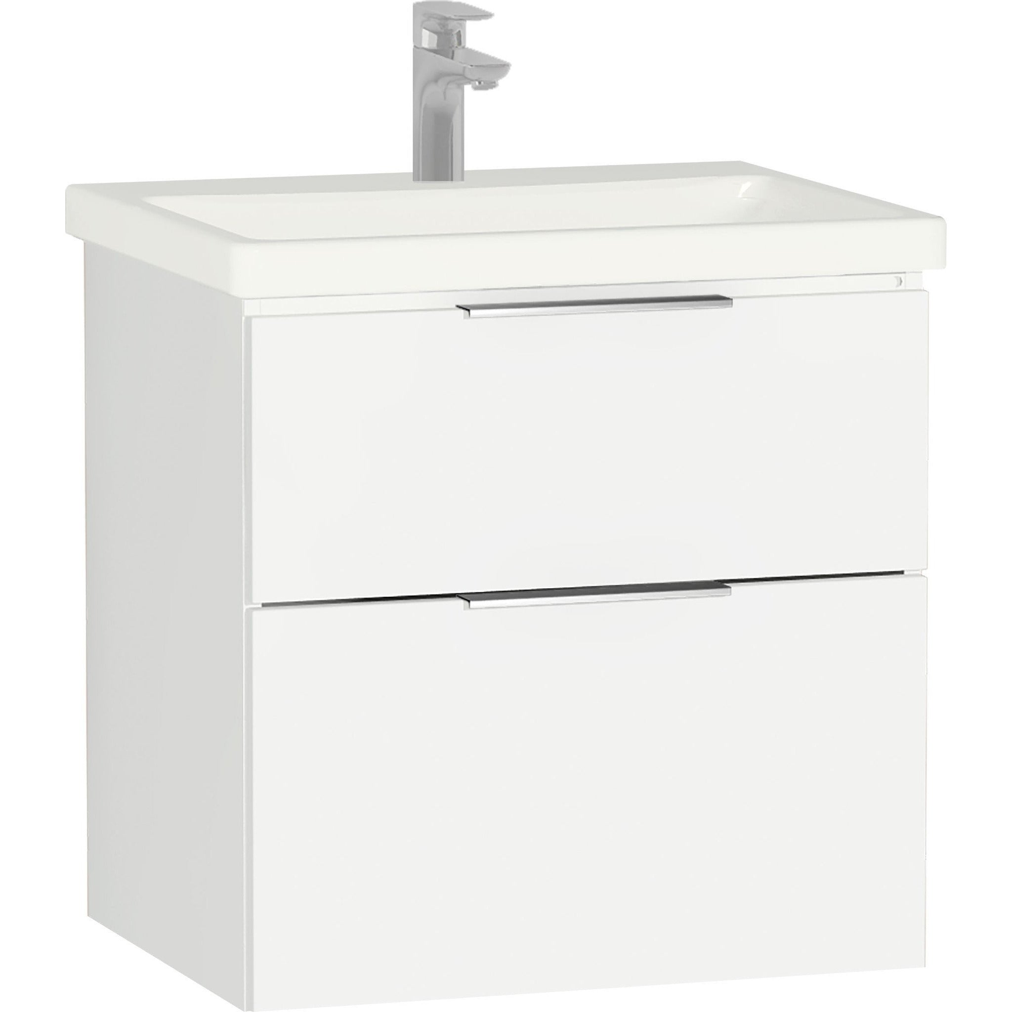 Vitra Ecora 60cm 2 Drawer Washbasin Unit And Basin