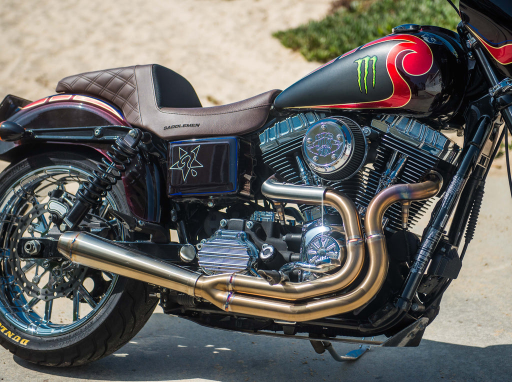 custom dyna exhaust