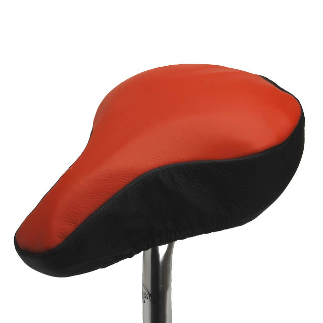 leather bike seat