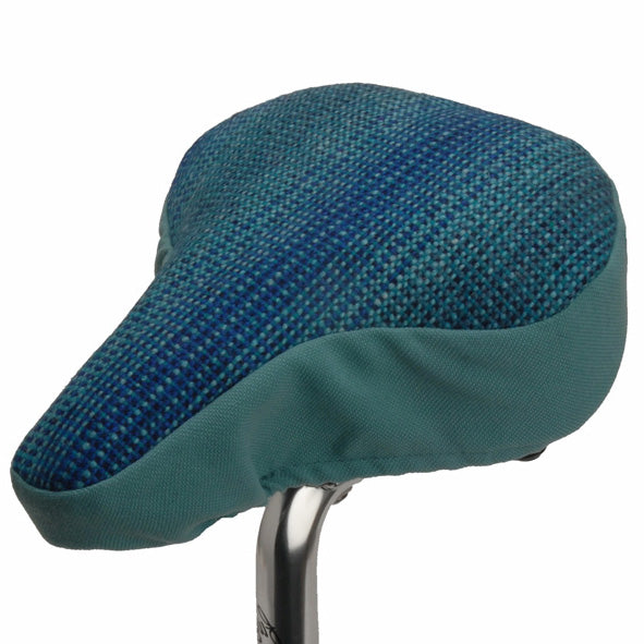 teal bike seat