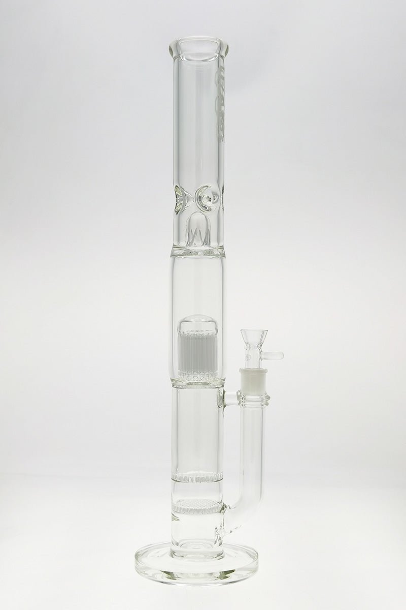1pc Fancy Glass Water Pipe With Honeycomb Percolator