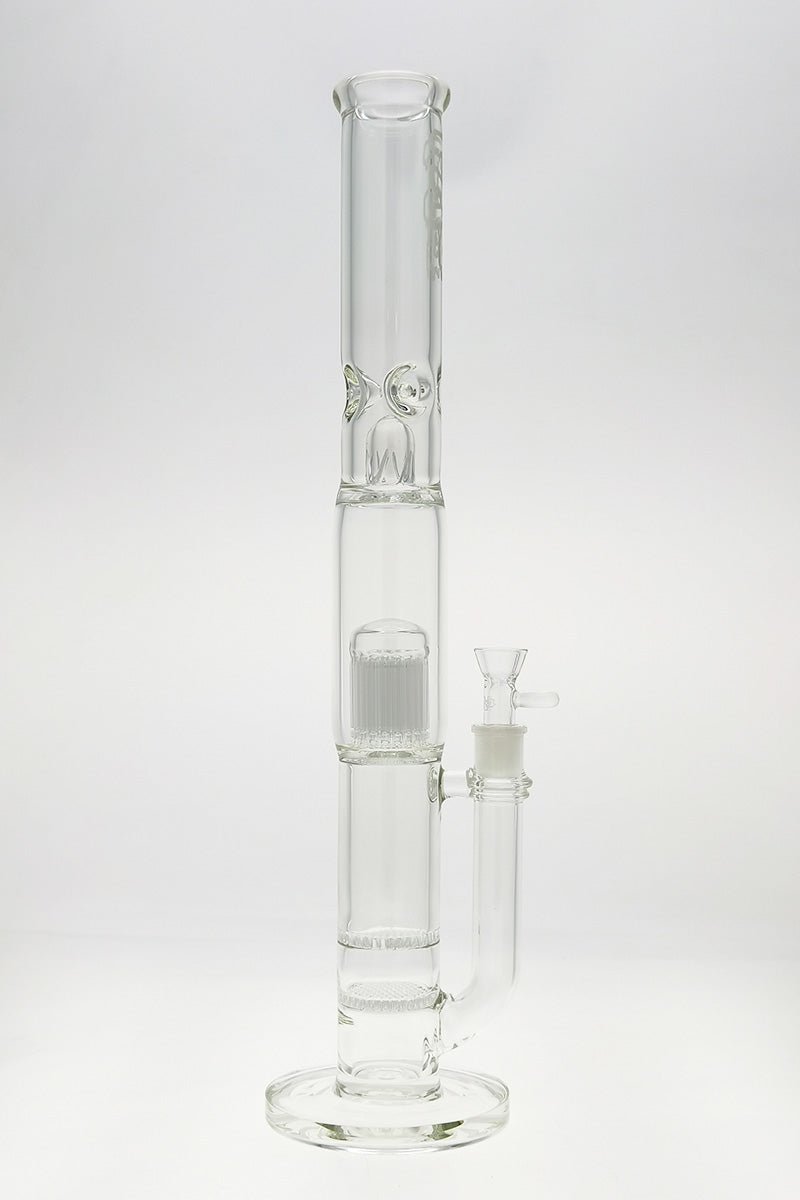 21 Inch Tree Per with Splash Guard Glass Bong Water Pipe -SmokeDay