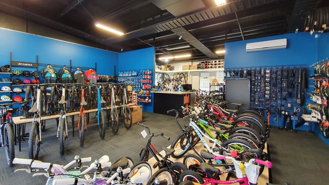 Pushbikes St Martins Store Interior Range of Bikes and Products