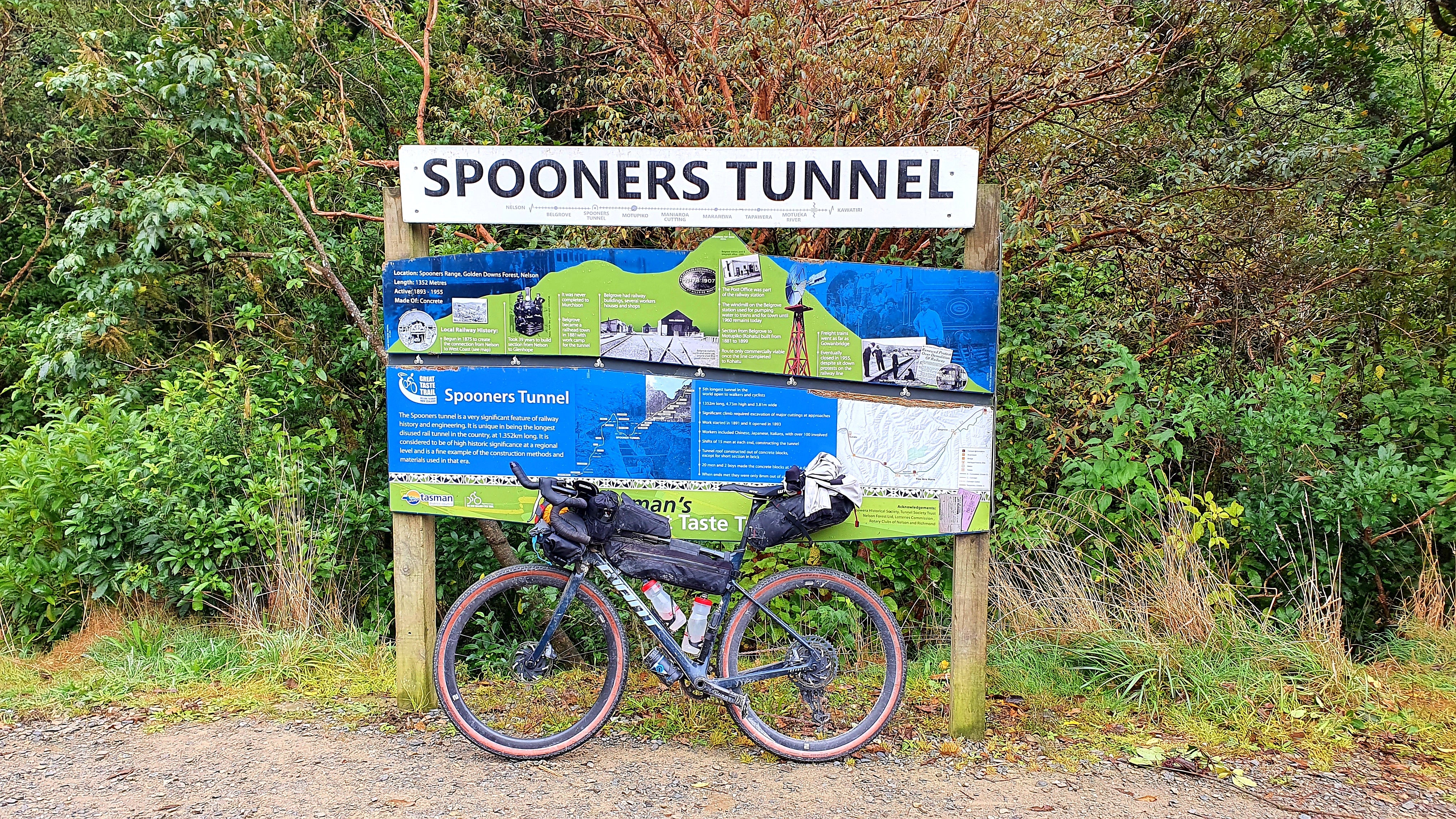 Southern Brevette Bikepacking Spooners Tunnel Saint Arnaud