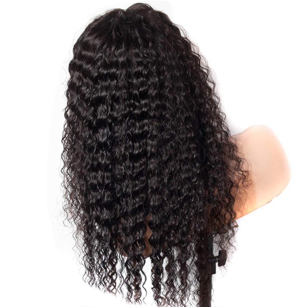 Nieuw Brazilian curly lace positive hair wig, natural hairline – Harishair ES-41