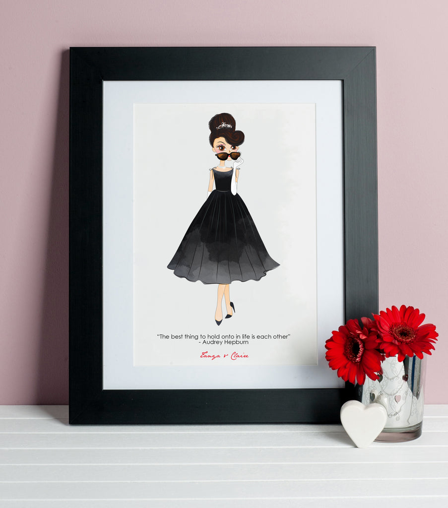 audrey hepburn birthday card