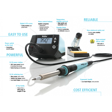 Weller WDC Soldering Tip Dry Cleaning System with Replaceable