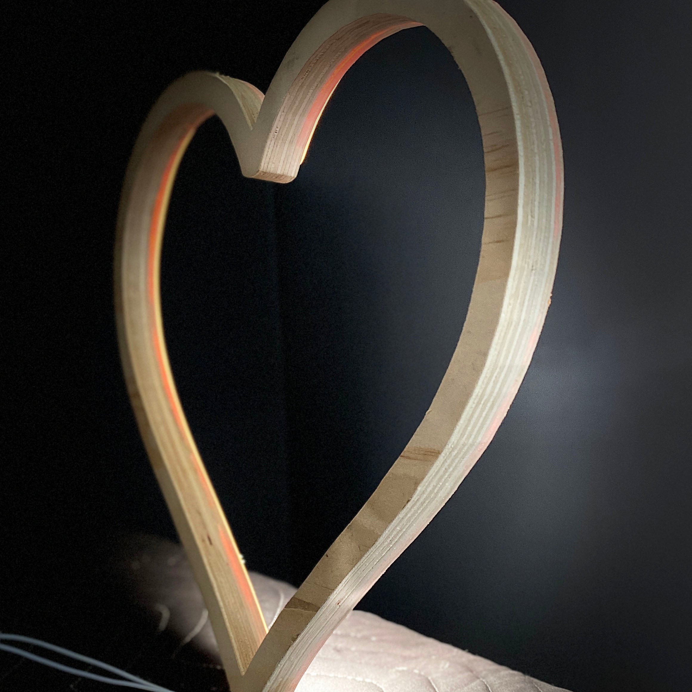 moss led neon heart