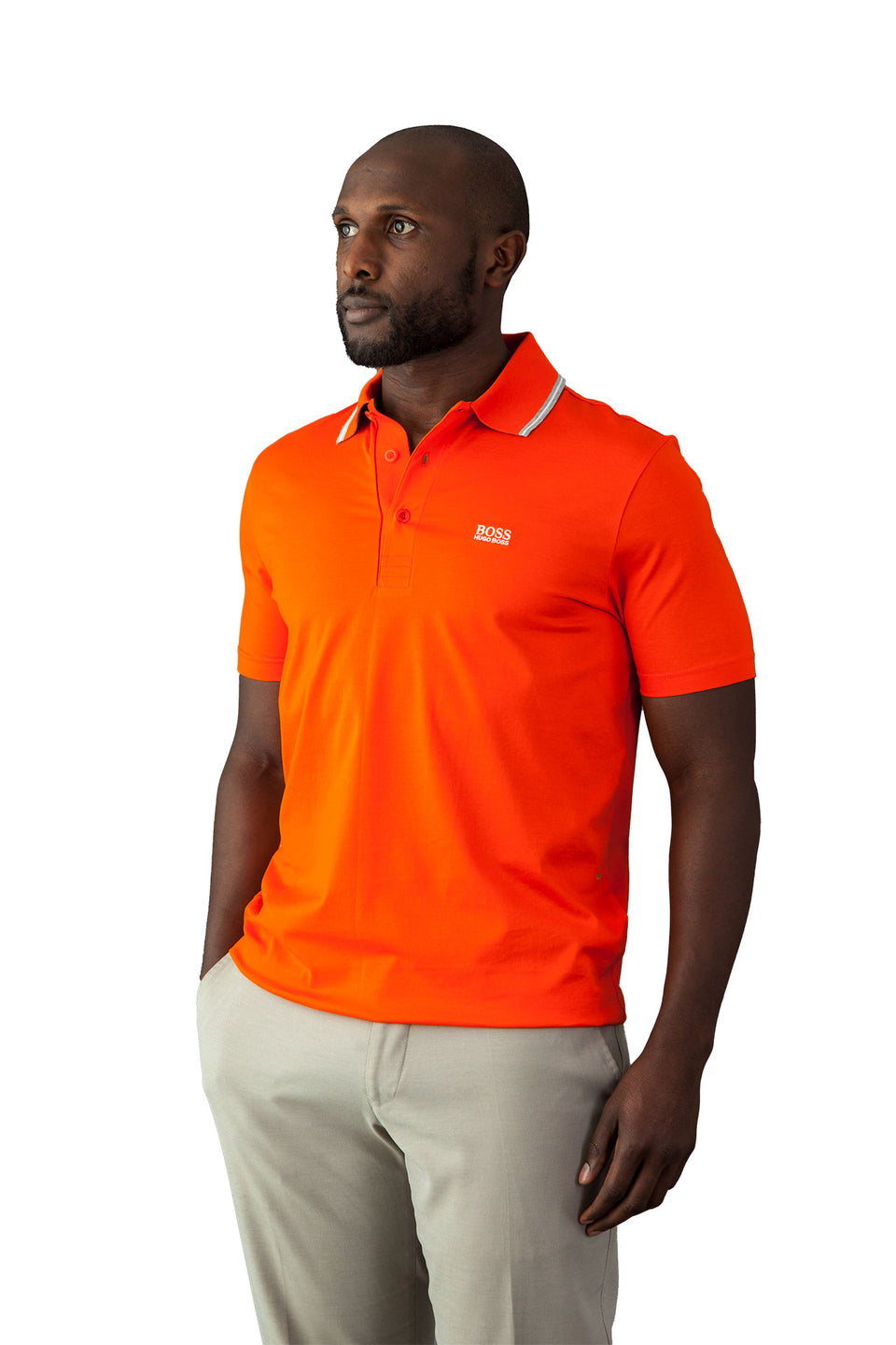 boss orange men's polo shirt